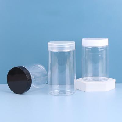 China Cosmetic Customized Packaging 50ml 100ml 150ml 250ml Empty Plastic Cosmetic Cream Jar With Screw Cap for sale