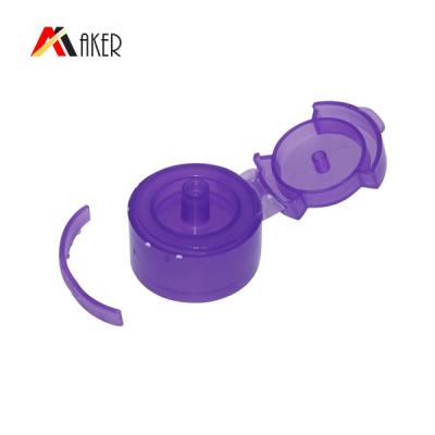 China Non Spill Flip Top Cap of High Quality Eco-Friendly Plastic, Bayonet Cap for Cosmetic Bottle for sale