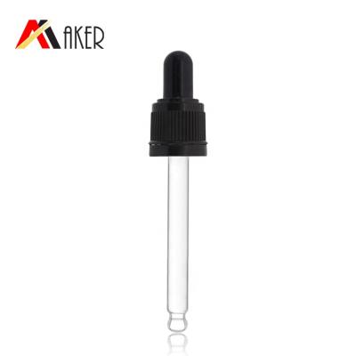 China Non Spill Customized 18mm Luxury Dropper Cap Glass Bottle Crystal for sale