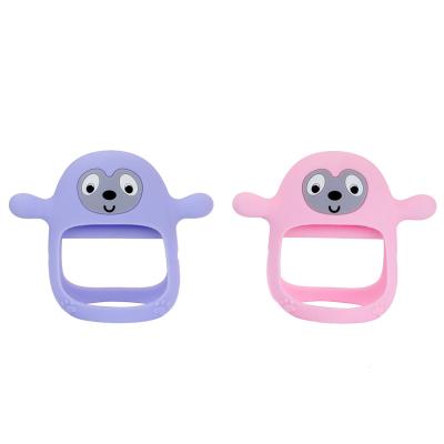 China Non-Toxic Food Grade Silicone Baby Teethers Baby Teething Toys Infants Play For Infant And Toddler for sale