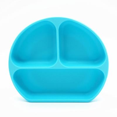 China Wholesale Contracted Lovely Single Support Customization Suction Silicone Baby Place Mat For Kitchen Tableware for sale