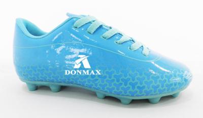 中国 屋内涼しい子供および屋外のサッカーは PU 上部 TPU Outsole が付いている青年に蹄鉄を打ちます 販売のため