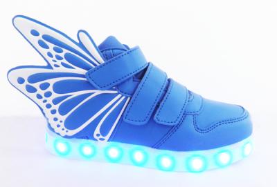 Cina Scarpe casuali astute dei bambini blu per le scarpe da tennis degli uomini con le luci in vendita