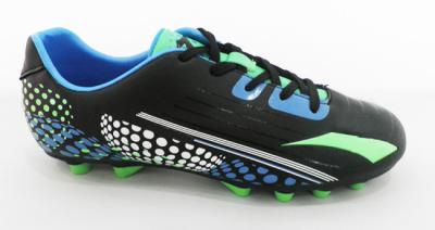 China Orignial Black Soccer Turf Cleats Customize Soccer Cleats Waterproof for sale