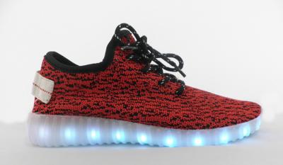 China Calçados casuais espertos de Flyknit para homens, tênis de corrida conduzidos do esporte do Sketcher de Lightup à venda