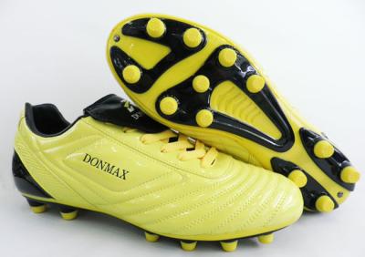 China Zapatos modificados para requisitos particulares amarillo del fútbol sala de los hombres en venta