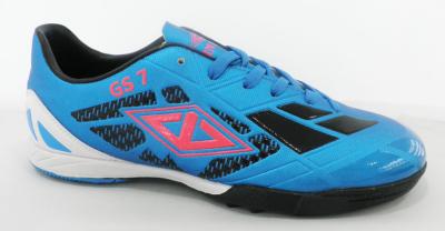 China Lacing Customized Indoor Soccer Shoes , Rubber Flat Sole Indoor Soccer Cleats for sale