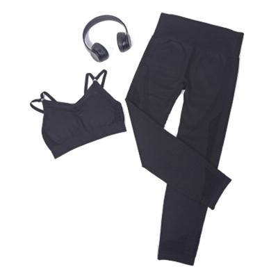 China Butt PC Set Sportswear Leggings Yoga Running Crac! crack! cotton stacked plus size breathable 2 sets fitness for sale