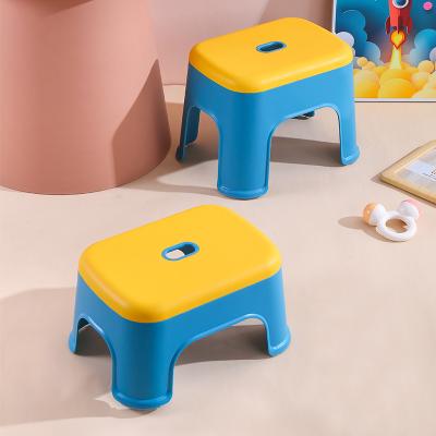 China Cartoon Modern Portable Stool For Kids Lovely Plastic Stools Cute Plastic Stools For Bedroom Living Room for sale