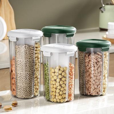 China Freshness Preservation Sugar Flour Dry Food Cereal Kitchen Organizers Airtight Plastic Food Storage Containers Sets for sale