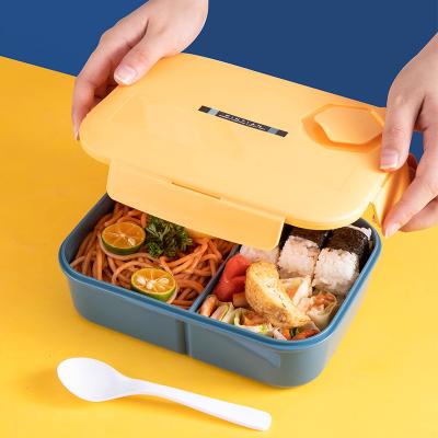 China Hot Selling Bento Lunch Box Freshness Keeping For Adults And Kids , Durable On-the-Go Kids BPA Free Meal Bento Box for sale