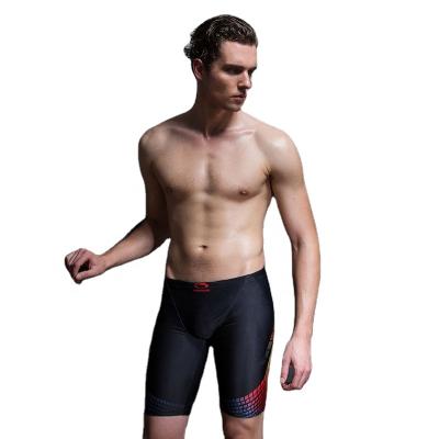 China New Design Breathable Comfortable Fashionable Swimwear Competition Quick Drying Professional Men's Swimming Trunks for sale