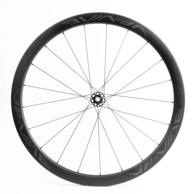 China Road Bikes C40 700C Pro Road Bike Carbon fiber wheelset Bike Wheels Anvil and Tubular for sale