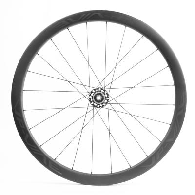 China Road Bikes Pro C40 700c Up-Grape Road Bike Carbon Fiber Wheelset Anvil and Tubular for sale