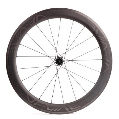 China Road Bikes Off-Vine Light C60 Carbon Fiber Bike Wheels Anvil 700c Road Bicycle Wheelsets for sale