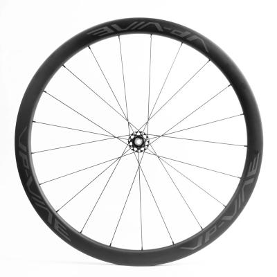 China Road Bikes -Vine Light C40 Road Bike Carbon Fiber Wheelset 700c Anvil Road Bicycle Wheelset for sale