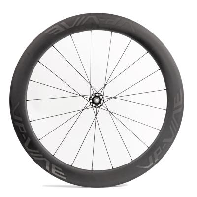 China Road Bikes Off-Vine Light C60 Carbon Fiber Bike Wheels Anvil 700c Road Bicycle Wheelsets for sale