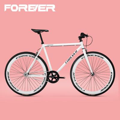 China Steel New Arrival GT16 Bike 700C FOREVER Bike 1 Speed ​​High Carbon Steel Road Bike for sale