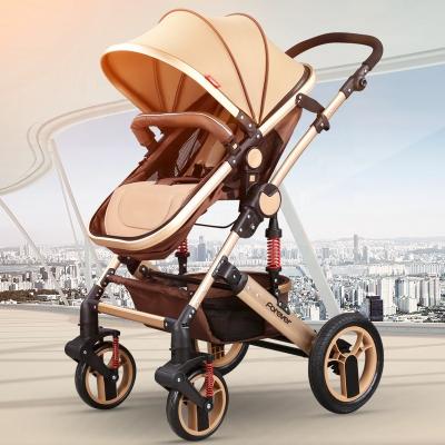 China Foldable Baby Pram FOREVER Lightweight Eco-friendly High Travel Aluminum Alloy Landscape Luxury Stroller Infant Trolley for sale