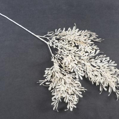 China Customize Wholesale Natural Acrylic 3 Branches Rice Grains Artificial Leaves To Wedding Ornamental Outdoor Face Pott Skybird Rj Monstera for sale