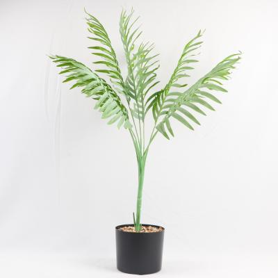 China Wholesale Green Branch Tropical Leaf Acrylic Artificial Plant In Pot Peace Lily Strelitzia Pampas Panduranta Cymbidium Orchi for sale