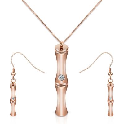 China Vintage Dazzled Jewelry Supplies Women Luxury Jewelry Rhodium Plated Bridal Wedding Jewelry Set Copper Earrings Wholesale C5M From China for sale