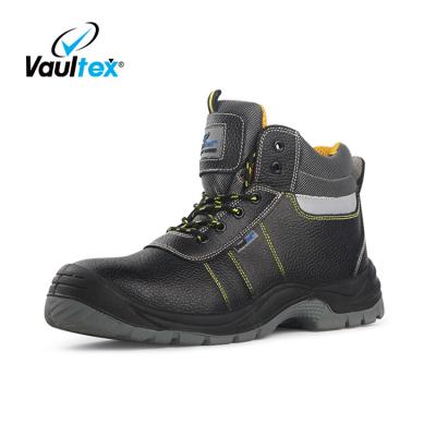 China Vaultex Zapatos Mens Genuine Leather Construction Anti-Static Para Hombre Indestructible Comfortable Safety Work Shoes With Steel Toe Cap for sale