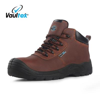 China Vaultex Toe Boots Shoes Mens Anti Static Resistant Steel Puncture Anti Slip Safety Shoes Industries Leather Trim Working Shoes for sale