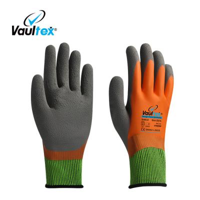 China Work Protection Vaultex Hand Protection Cut Resistant Latex Gloves Coated Work Gloves Comfortable Heavy Duty Working Safety Construction for sale