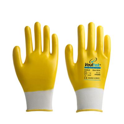 China Work Protection Vaultex Industrial Hand Protection Cut Resistant Safety Gloves Waterproof Coated Nitrile Gloves Garden Gloves And Protective Gear for sale