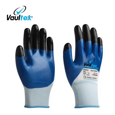 China Work Protection Vaultex Work Protection Cut Heavy Duty Personal Protection Construction Latex Examination Garden Gloves Working Safety for sale