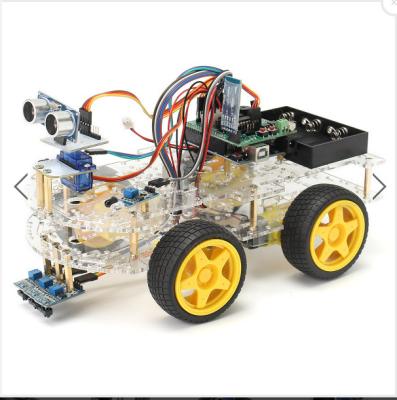 China 2022 Education Best Price Programming Robot Car Smart Robot Car Robotic Car Programming High Quality Remote Control Kit for sale