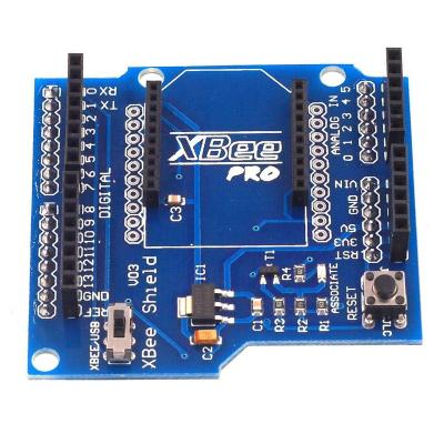 China XBee Shield V03 Module Control XBee ZigBee Wireless Programming Use For Arduino Serial Adapter Module for sale