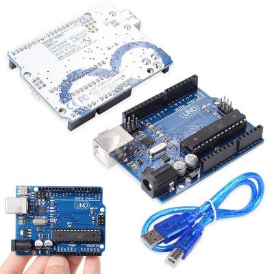 China Hot Selling UNO-R3 Development Board Compatible with Arduino 328P Microcontroller DIY Module DIY UNO-R3 Smart Car for sale