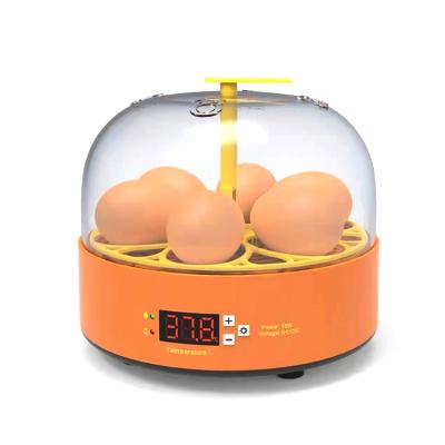 China New Design Digital Automatic Egg Incubator Hatching Manual 6 Chicken Egg Mini Egg Incubator For Sale for sale