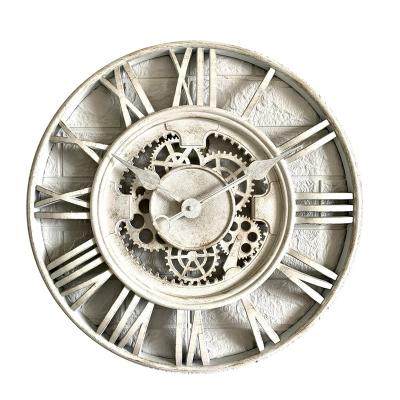 China Hot Selling Antique Style Retro Design Plastic Wall Clock Machine With Personalize Design Best Clock Gift For Child for sale