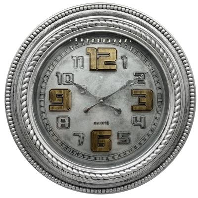 China Retro Oversized Decorative European Style Large Quartz Clock Decor Analog Home Wall Clocks for sale