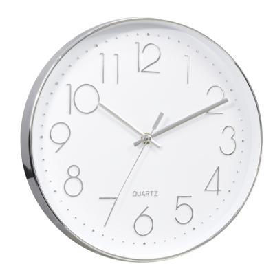 China Hot LUMINOVA 12 Inch Rotated Modern Plastic Vintage Wall Clock Promotion Gift for sale