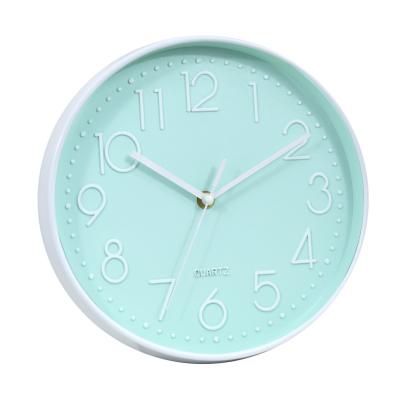 China LUMINOVA 10 inch modern home decor time display wall quartz clock for sale customized color for sale