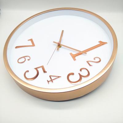 China Modern LUMINOVA Zhangzhou Clock China Factory 35cm Plastic Wall Clock With Best Service And Low Price for sale