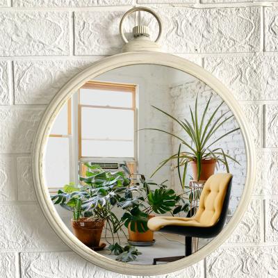 China 16 Inch Retro Shabby Chic Antique Home Decor Wall Accessory Mirror For Sale Espejos for sale