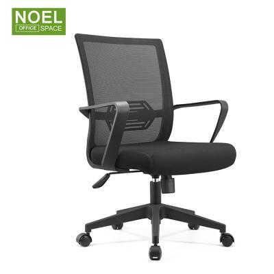 China NOEL Computer Staff Office Chair Factory Office Furniture Revolving Back Mid Reclining Chairs for sale