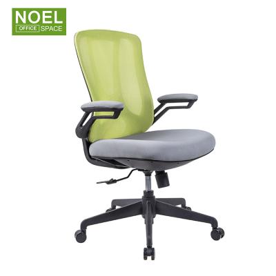 China NOEL Office Furniture Mid Back Modern Rotating Chairs Factory Directly Wholesale Ergonomic Mesh Chair for sale