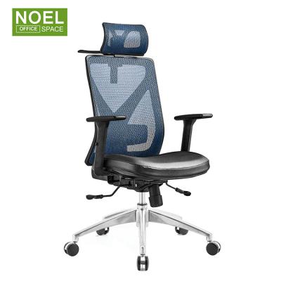 China Full Height Adjustable Executive Chair Swivel Chair Mesh Office Comfortable Extended Chair for sale