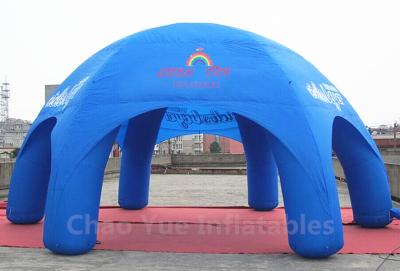 China 32x16ft Blue Inflatable Dome Tent for sporting events for sale