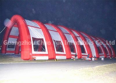 China Outdoor 40x20m Red Archway Inflatable Sport Air Tent with CE Blowers for sale