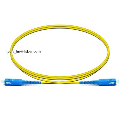 China SC/UPC-SC/UPC Patch Cord Factory OEM With Low Price Patchcord SM G6512D Simplex 2.0mm PVC LSZH 3M 2M SC/UPC-SC/UPC 5M Patch Cord for sale