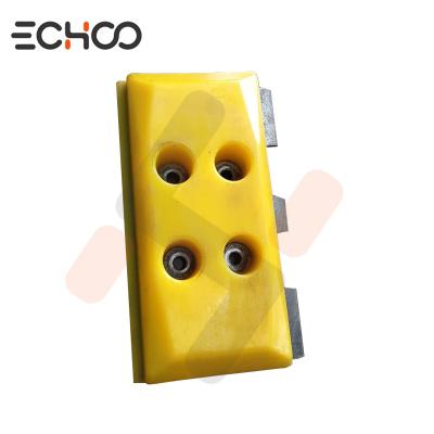 China 150821 Yellow Poly Track Pads Rubber Pad For Wirtgen W2000 Milling Machine Parts for sale