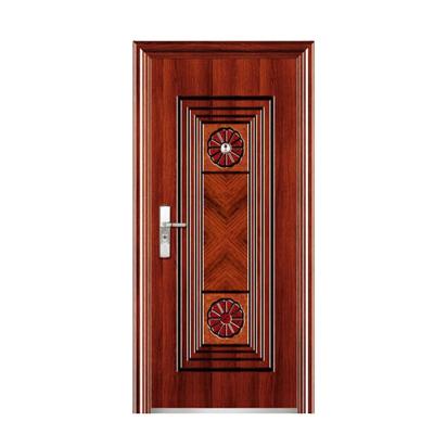 China Modern Design Modern Apartment Delight Residential Stainless Steel Security Steel Doors for sale