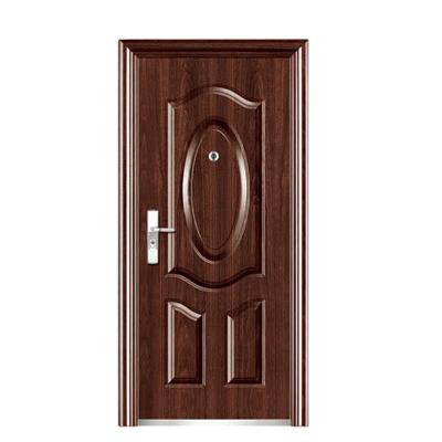 China Hot Sale Modern Custom Style Stainless Steel Anti Theft Security Double Steel Door for sale